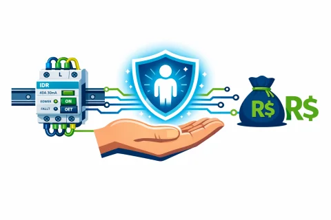 Além do Disjuntor: Por que o IDR e o DPS são os Pilares da Segurança e Economia Elétrica